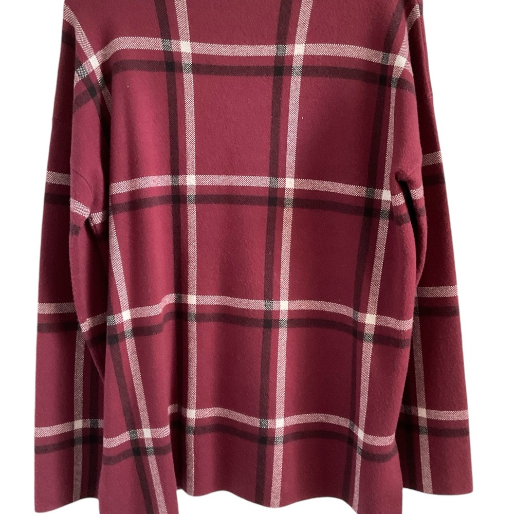 Max Studio Women's Crew Neck Sweater Pullover Burgundy Sz XL